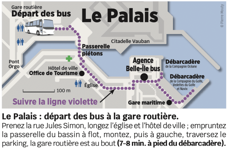 Cars bleus Belle Ile horaires